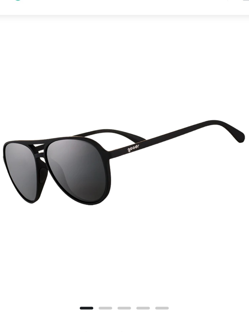 Goodr Operation: Blackout' Sunglasses - Black